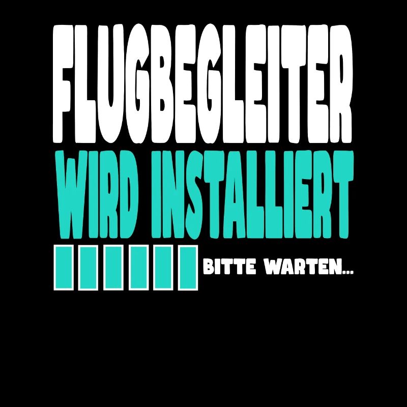 Flugbegleiter wird installiert