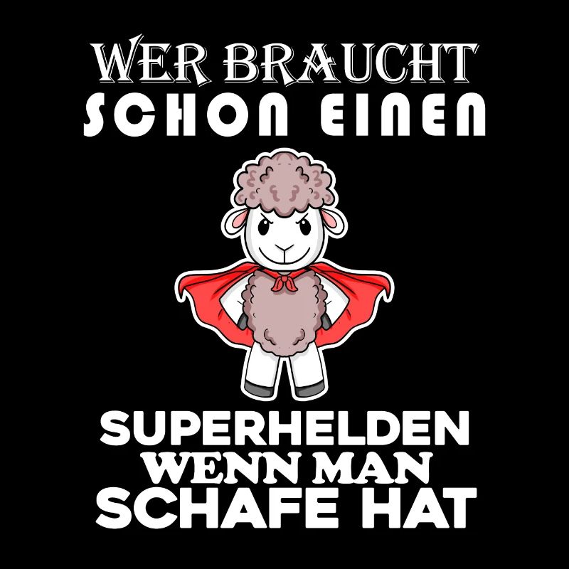 Schaf Superheld Hirte