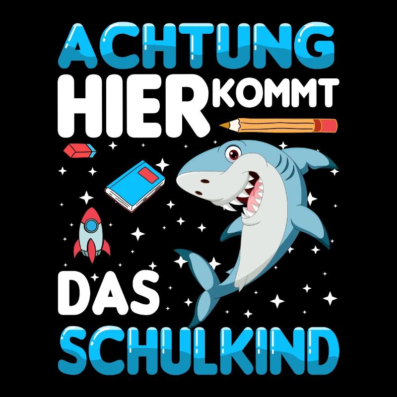 Schulkind Hai Einschulung 1. Klasse Schule
