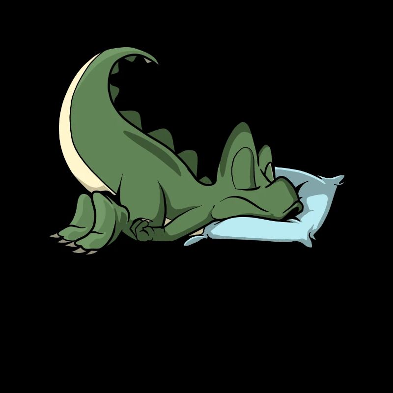 Sleeping T-Rex Dinosaur