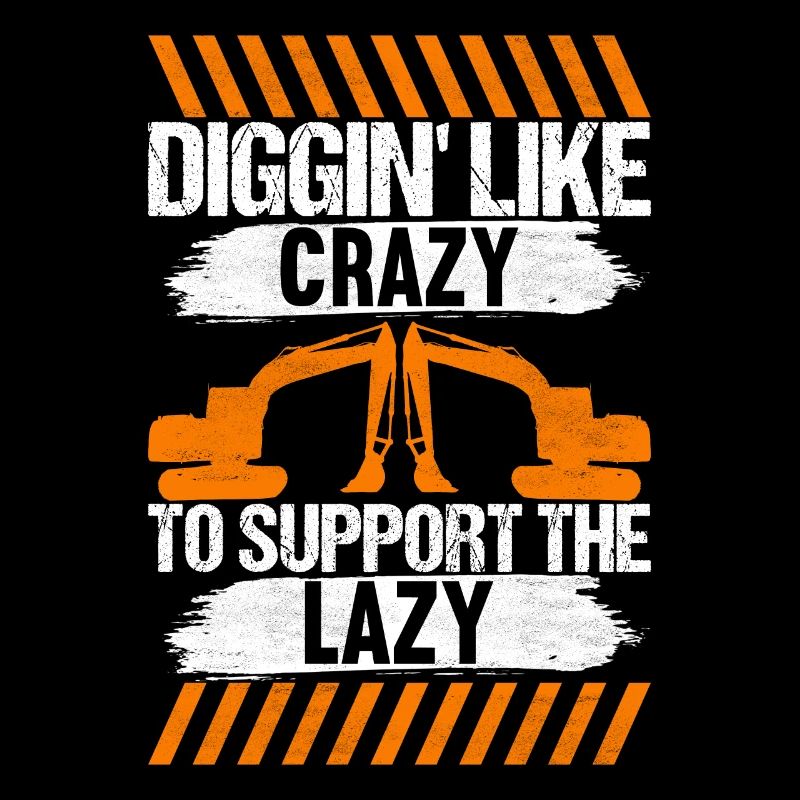 Baustelle Bagger Baggerfahrer