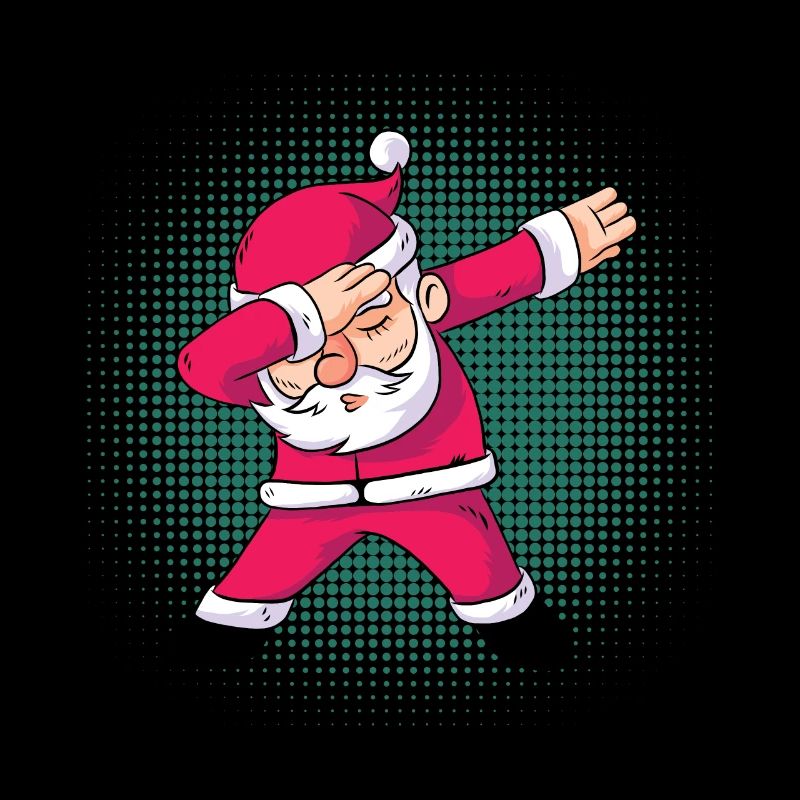 Dabbing Weihnachtsmann Weihnachten Geschenk