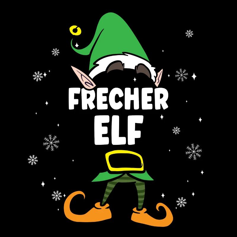 Frecher Elf Partnerlook Weihnachten