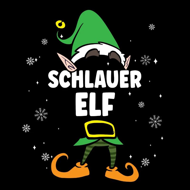 Schlauer Elf Partnerlook Weihnachten