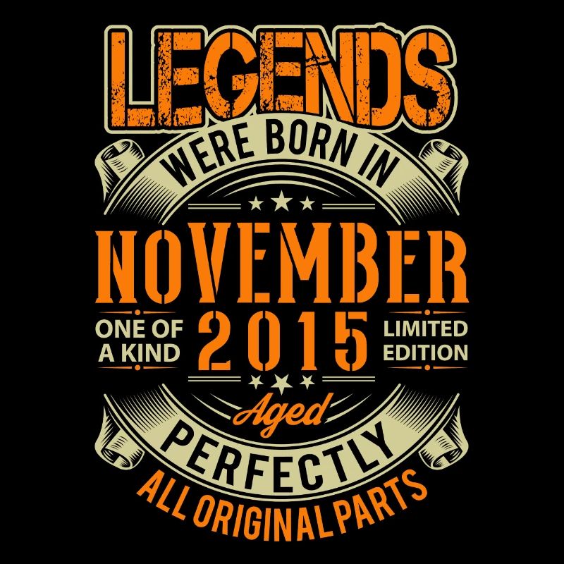 2015 November Birthday Legend
