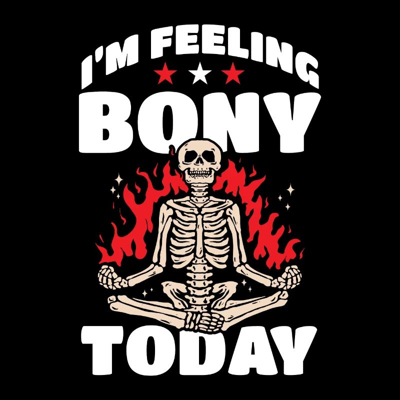 Goth Halloween bony today skeletonized