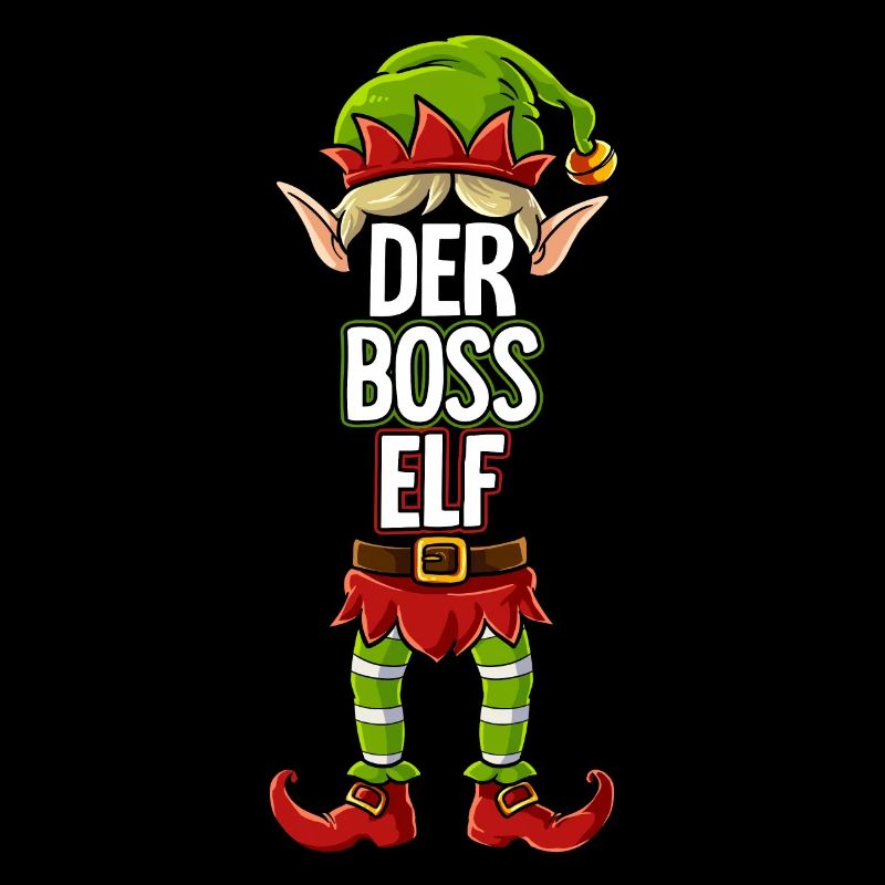 Boss Elf Partnerlook Weihnachten