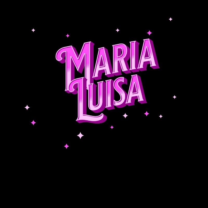 Maria Luisa name personalized
