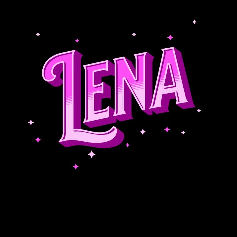 Lena's name personalized