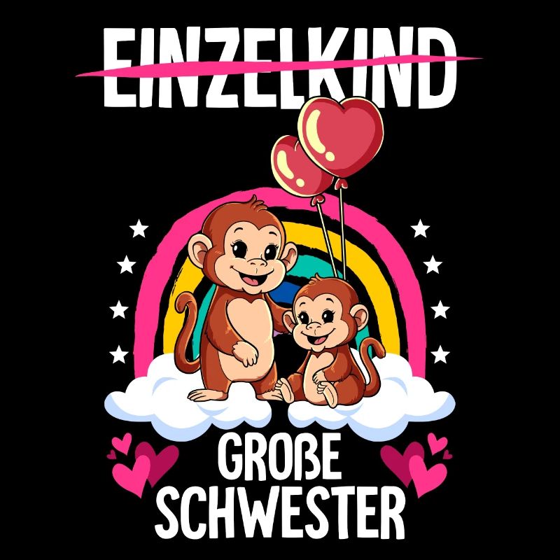 Ich werde Große Schwester Affen