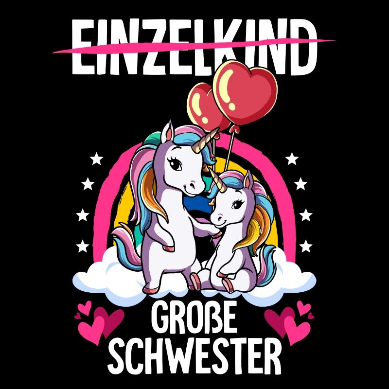 Ich werde Große Schwester Einhorn