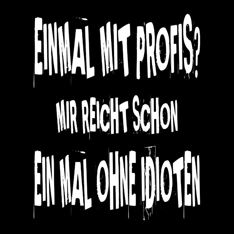 Einmal mit Profis--weiß