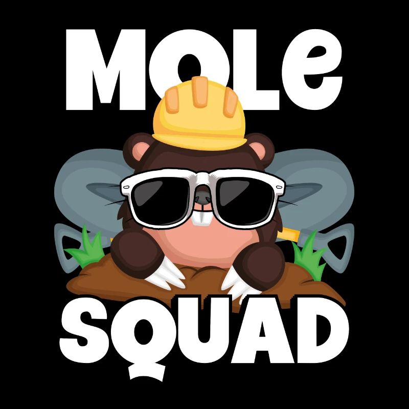 Mole troop with sunglasses