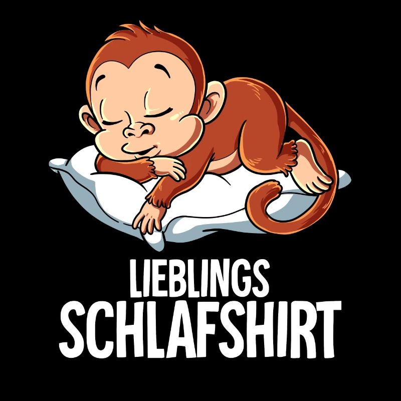 Lieblings Schlafshirt Affe