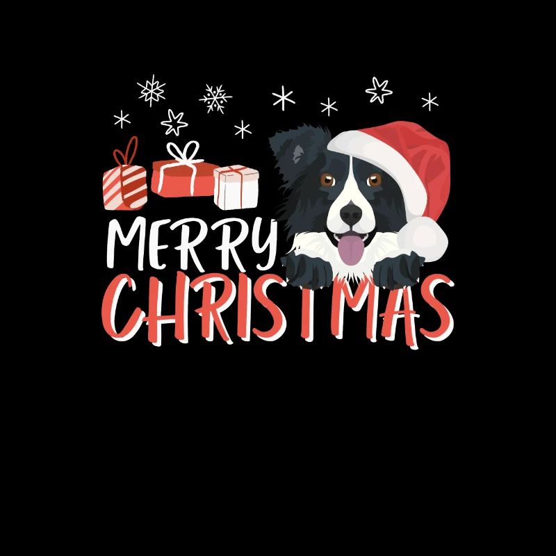 Border Collie Joyeux Noël