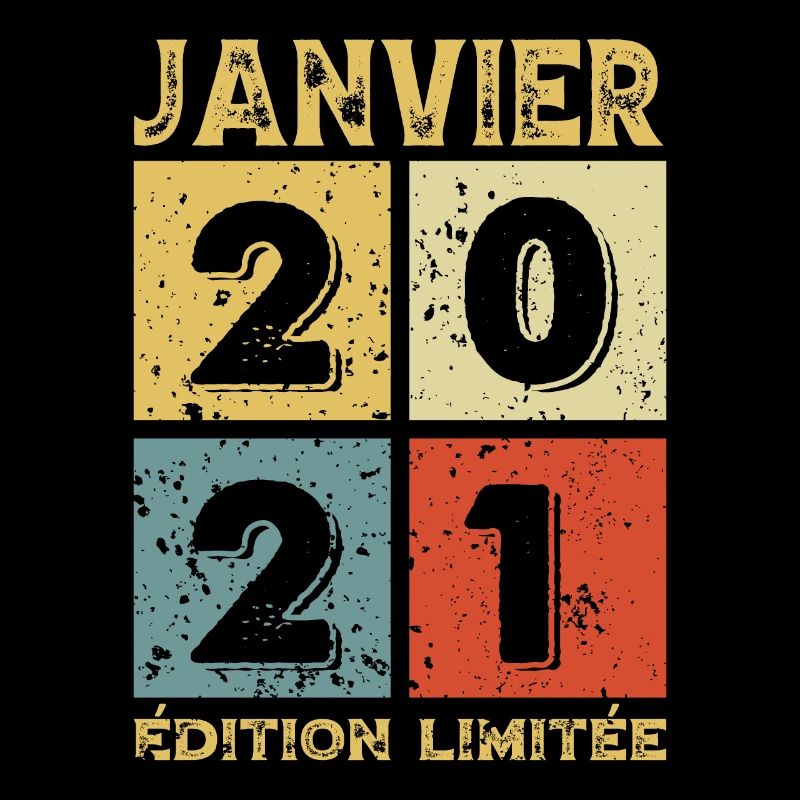 Anniversaire Vintage Idée Cadeau Janvier 2021
