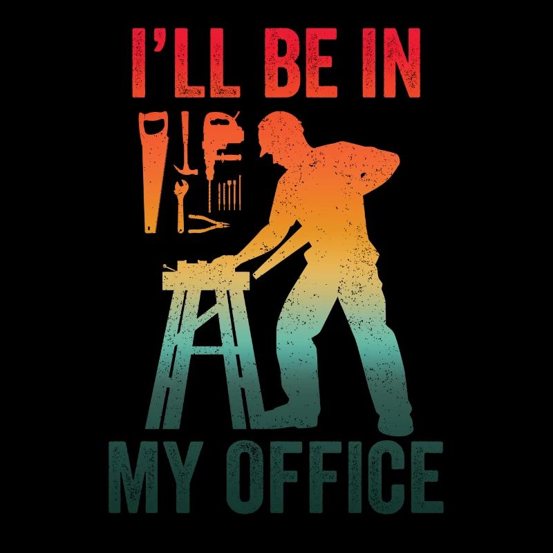 Drôle de menuisier charpentier menuiserie construction