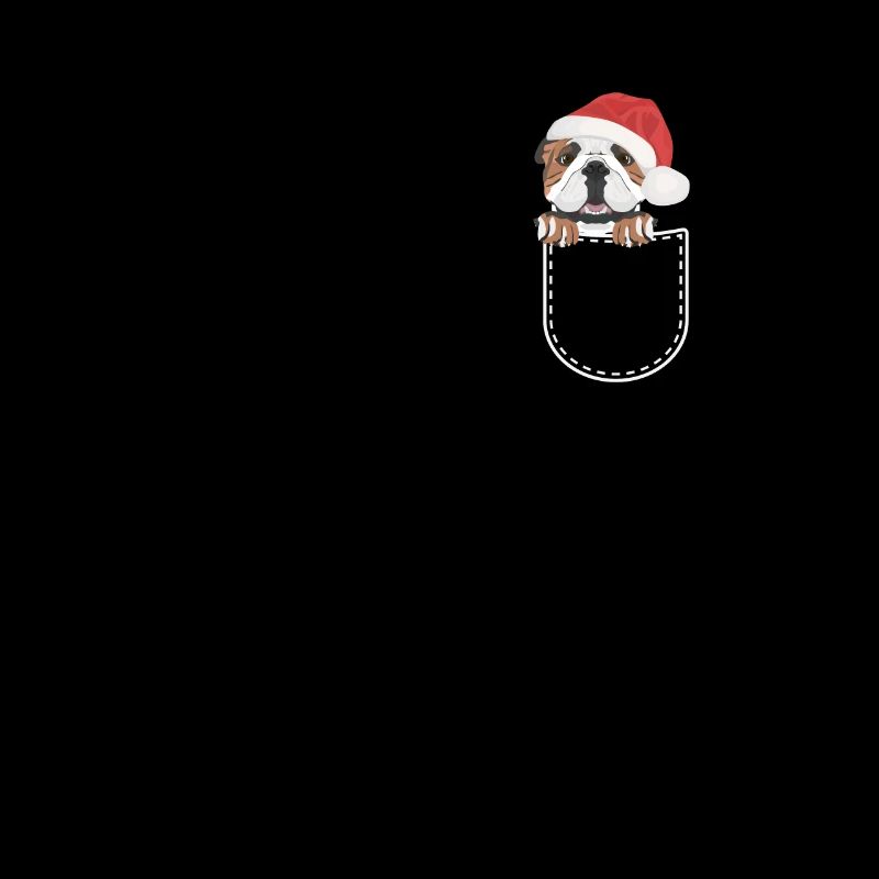 Bouledogue anglais Joyeux Noël