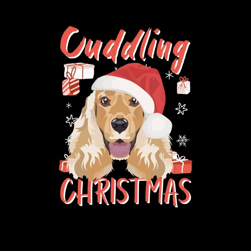 Deutsch Cocker Spaniel Merry Christmas
