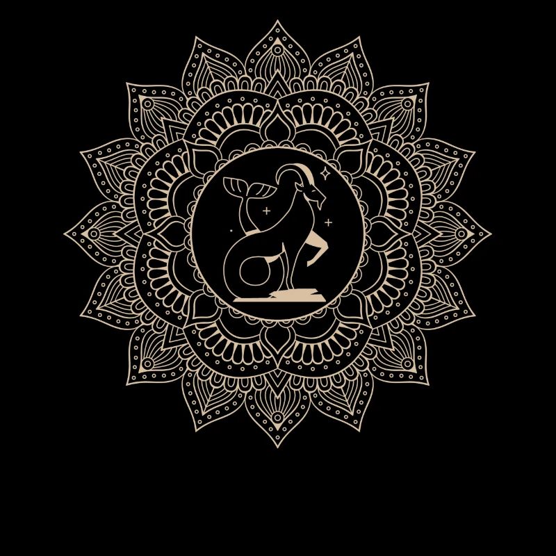 Steinbock sternzeichen Mandala