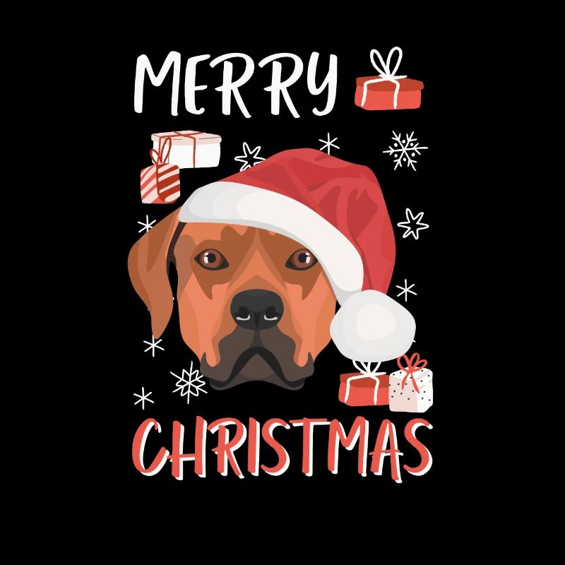 Rhodesian Ridgeback Joyeux Noël