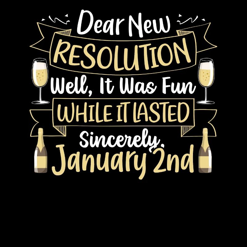 Chère nouvelle résolution, joyeux réveillon du Nouvel An