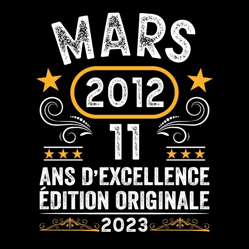 Anniversaire Vintage Idée Cadeau Mars 2012 11