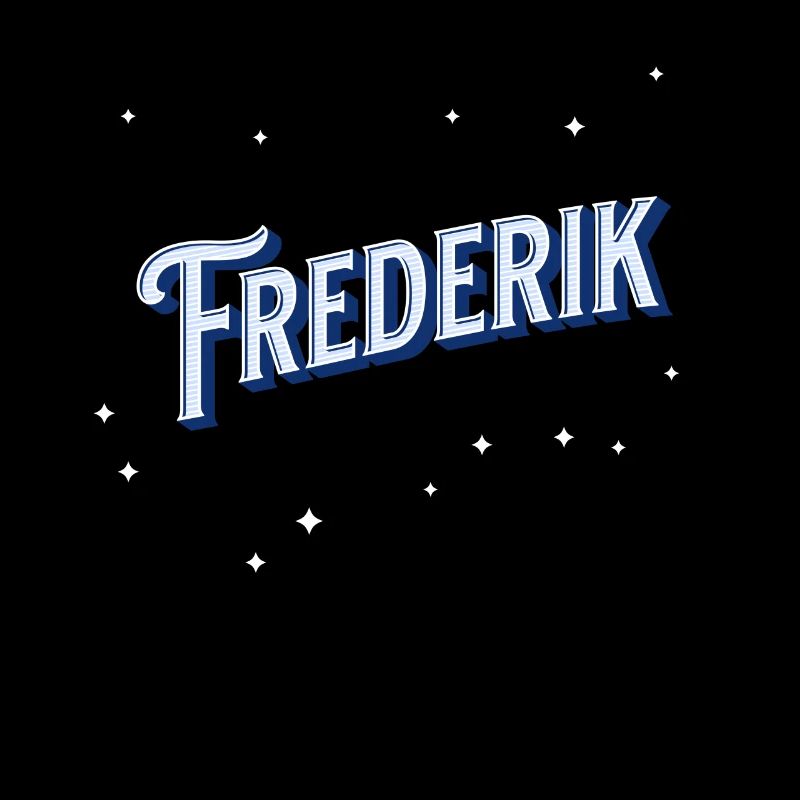 Frederik's name personalized