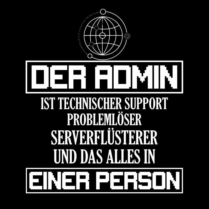 Der Admin | ist technischer Support Problemlöser H