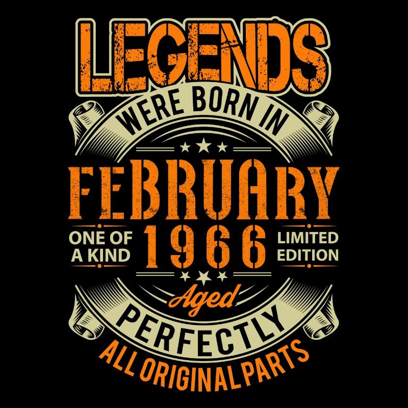 1966 February Birthday Legend