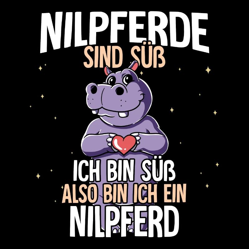 Nilpferde Sind Süß Nilpferd