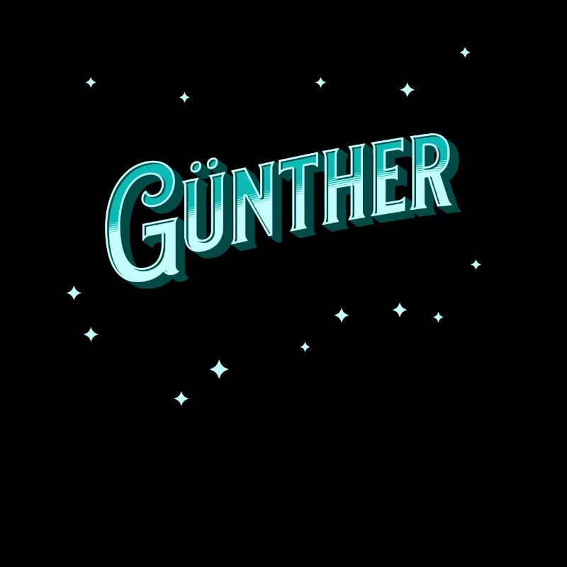 Günther's name personalized