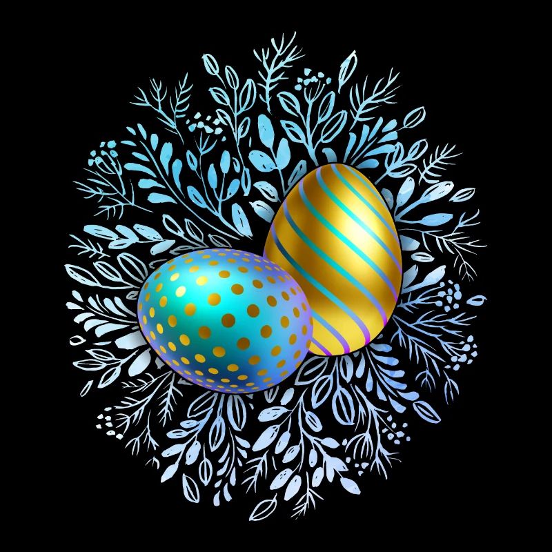 Joyeuses Pâques, Oeufs de Pâques, Oeuf de conception 3D