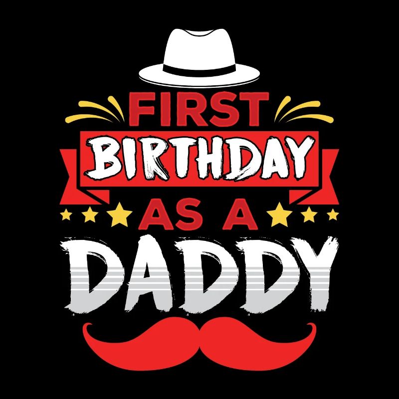 Erster Geburtstag Als Papi Vater Papa Party