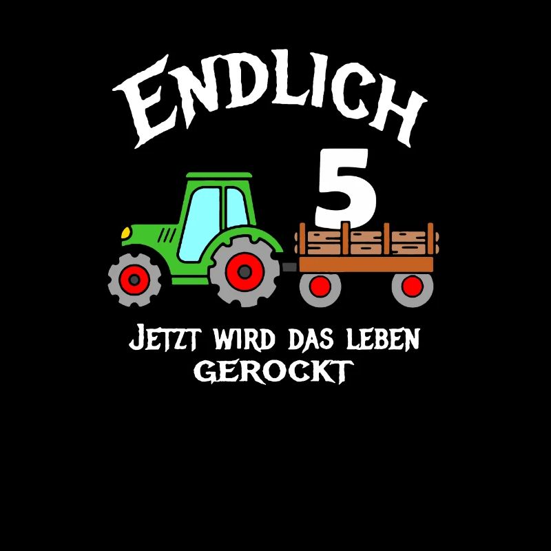 5. Geburtstag Traktor Trecker Kinder 5 Jahre