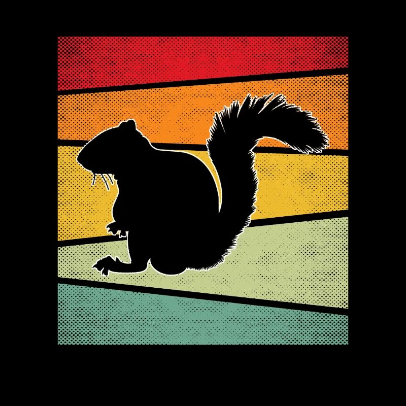 Eichhörnchen retro