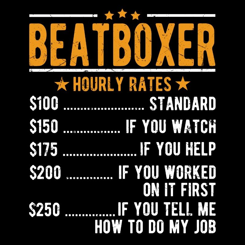 Salaire horaire de beat-boxer