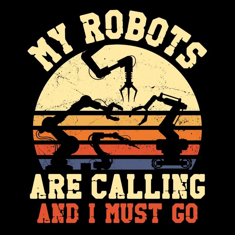 Robot Robotics Engineer Retro