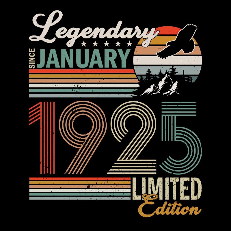 LEGENDS ARE BORN IN JANUARY 1925