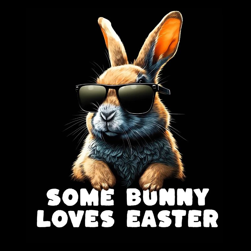 Cool Rabbit - A rabbit loves Easter