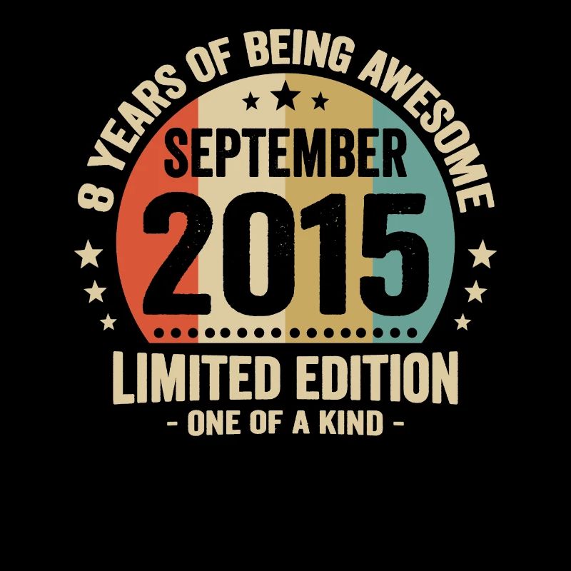 September 2015 8 Jahre Jubiläumsgeschenk