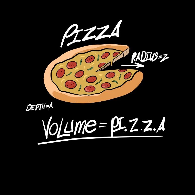 Professeur de mathématiques Pizza