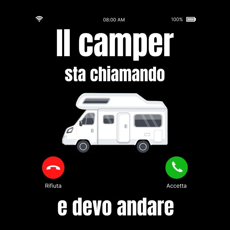 Le campeur appelle