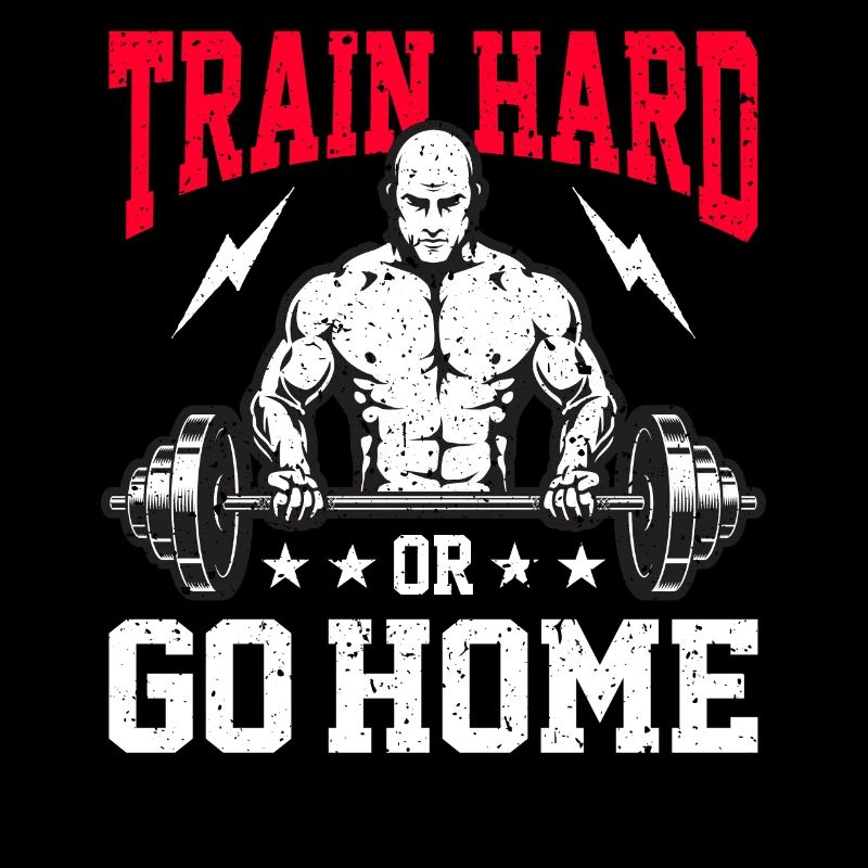 Trainiere hart oder geh nach Hause