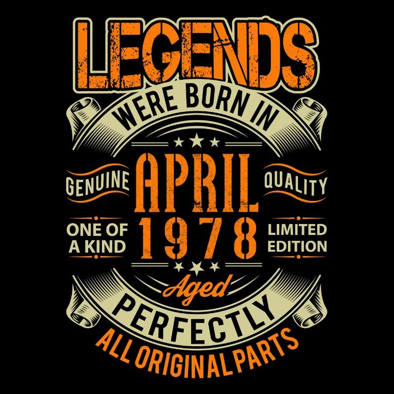 1978 April Birthday Legend