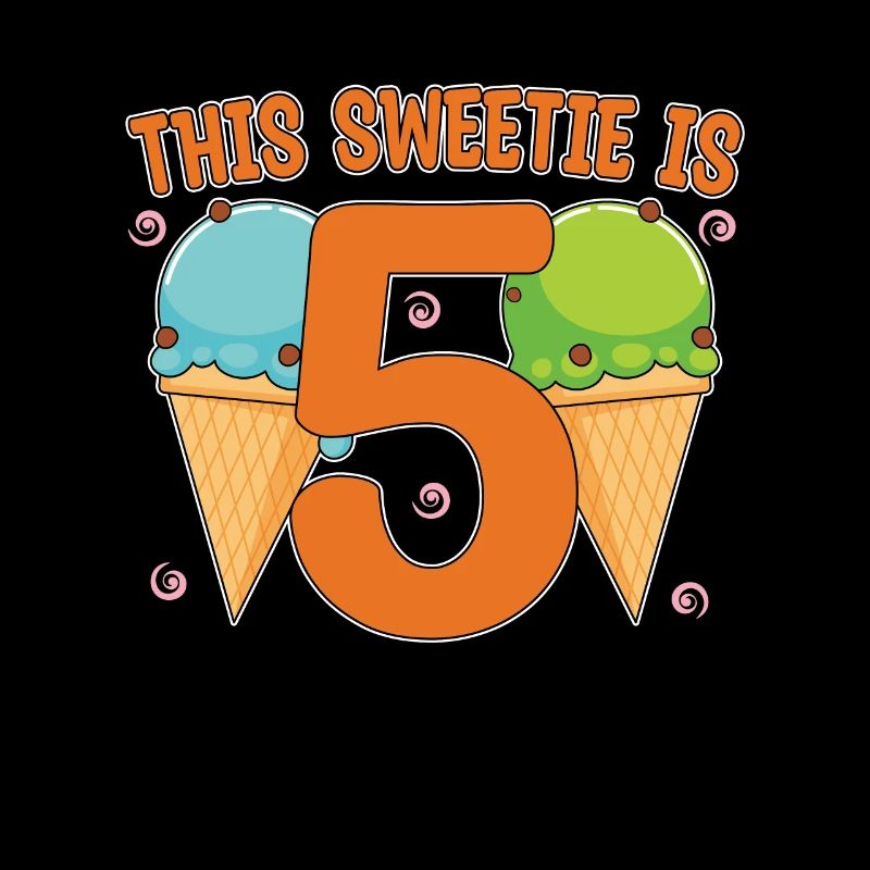 Eiscreme Geburtstag 5. Geburtstag Eisparty