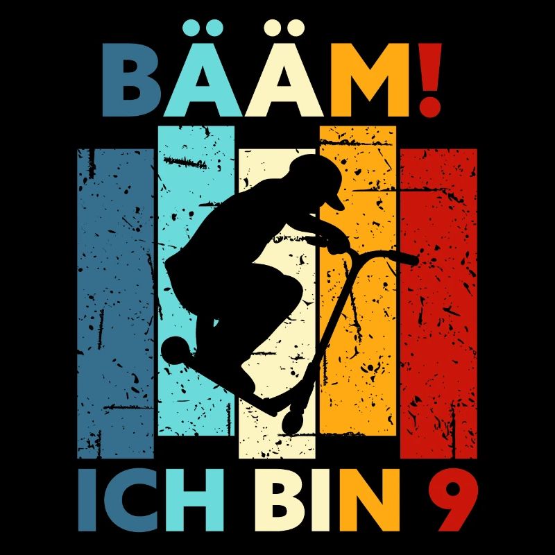 9. Geburtstag 9 Jahre Junge Geschenk Roller