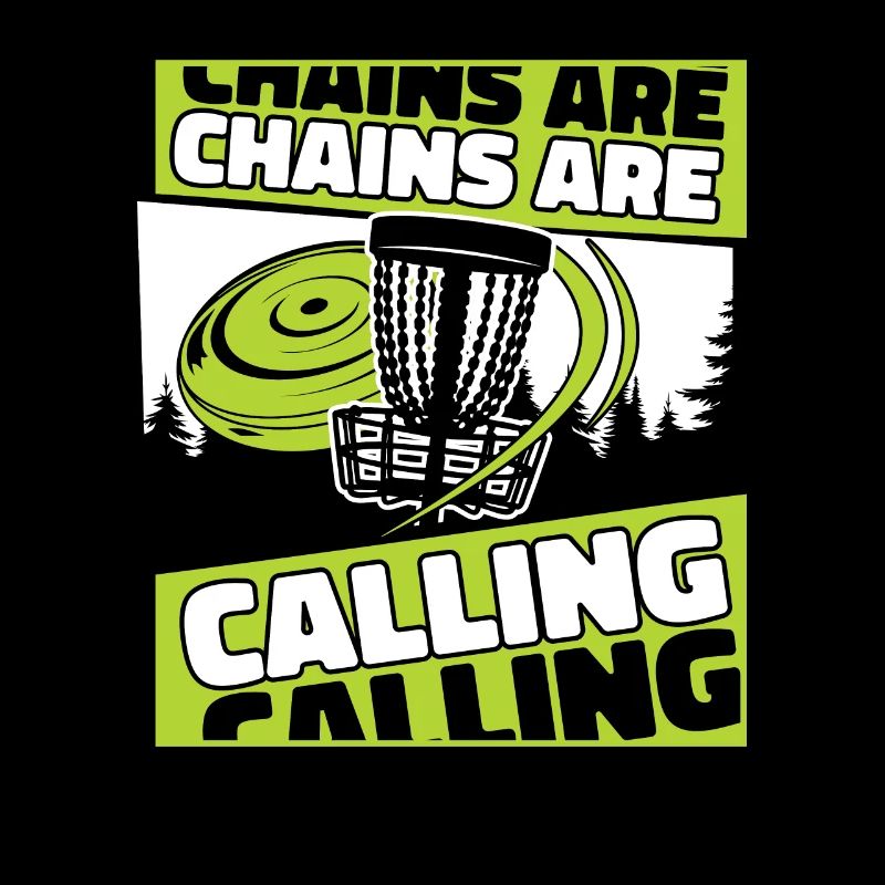 Les chaînes appellent Basket Disc Disc Golfer