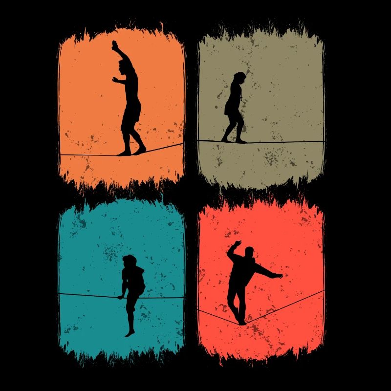 Retro Actrobat Slackline Hobby