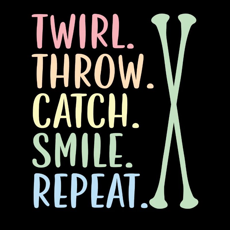 Swirl. Throw. Catch. Smile. Try again. Begged